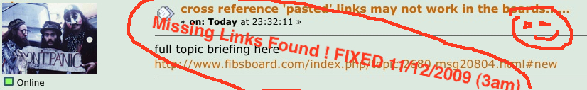 
cross referenced 'pasted' links may not work in the boards......